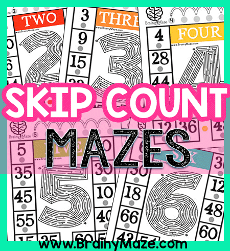 Skip Counting Mazes