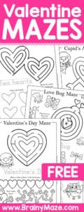 amazing maze valentine