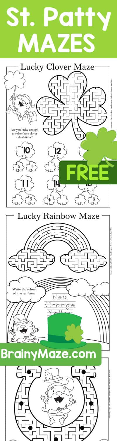 St Patrick s Day Mazes Brainy Maze st-patrick-s-day-mazes-brainy-maze